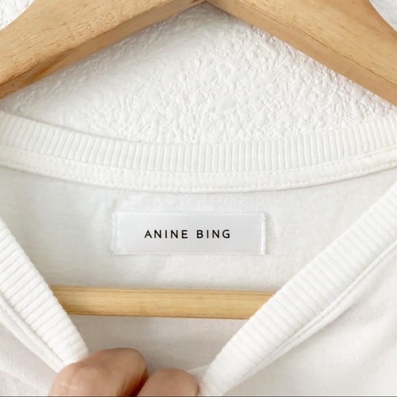 Anine Bing Black and White Stripe T-Shirt size XS - Picture 3 of 10